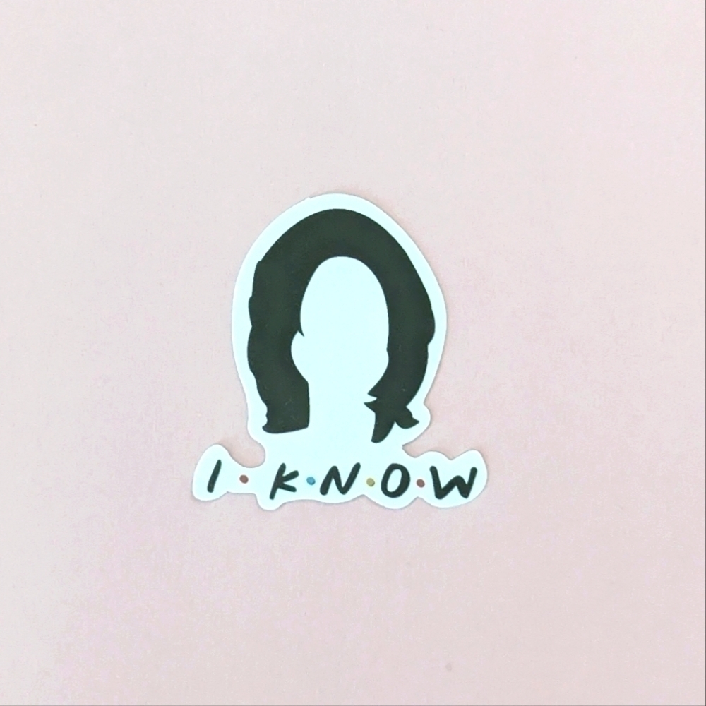 5 or $10 or 12 for $20 | Friends Stickers | PVC Waterproof